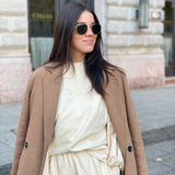 #5 THE PUFF SLEEVE LOGO SWEATER VANILLA