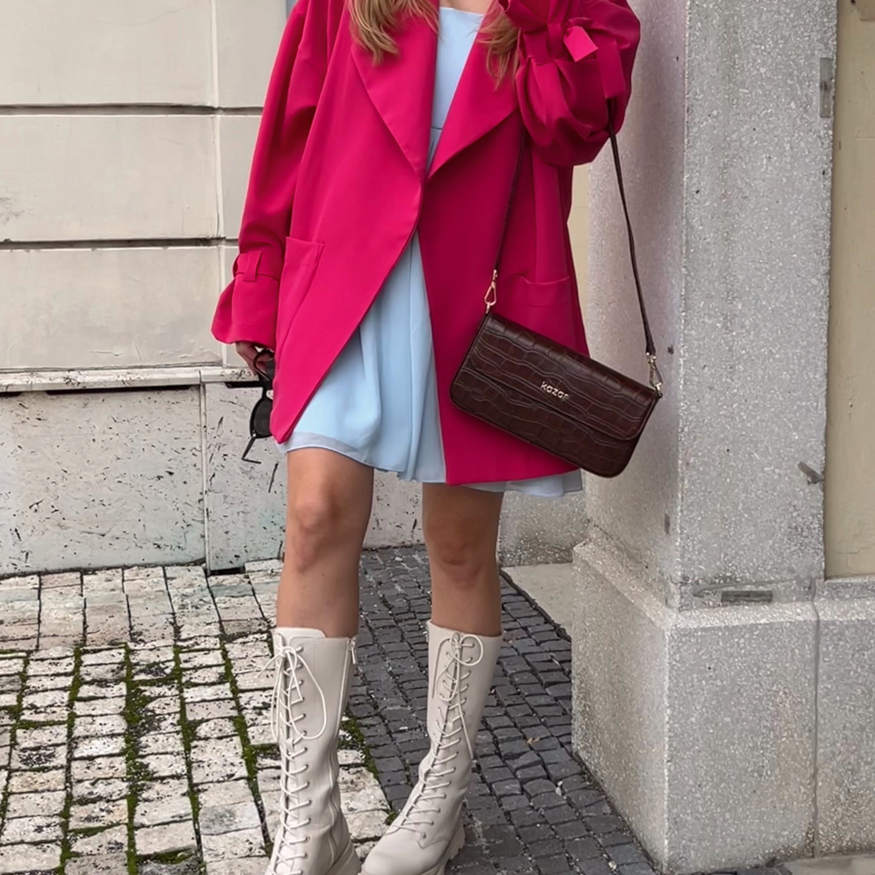 #howtostyle / #25 THE OVERSIZED BLAZER PINK