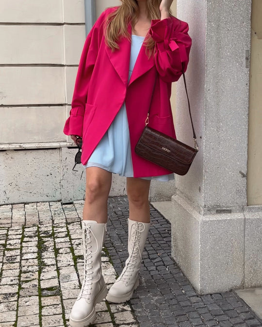 #howtostyle / #25 THE OVERSIZED BLAZER PINK