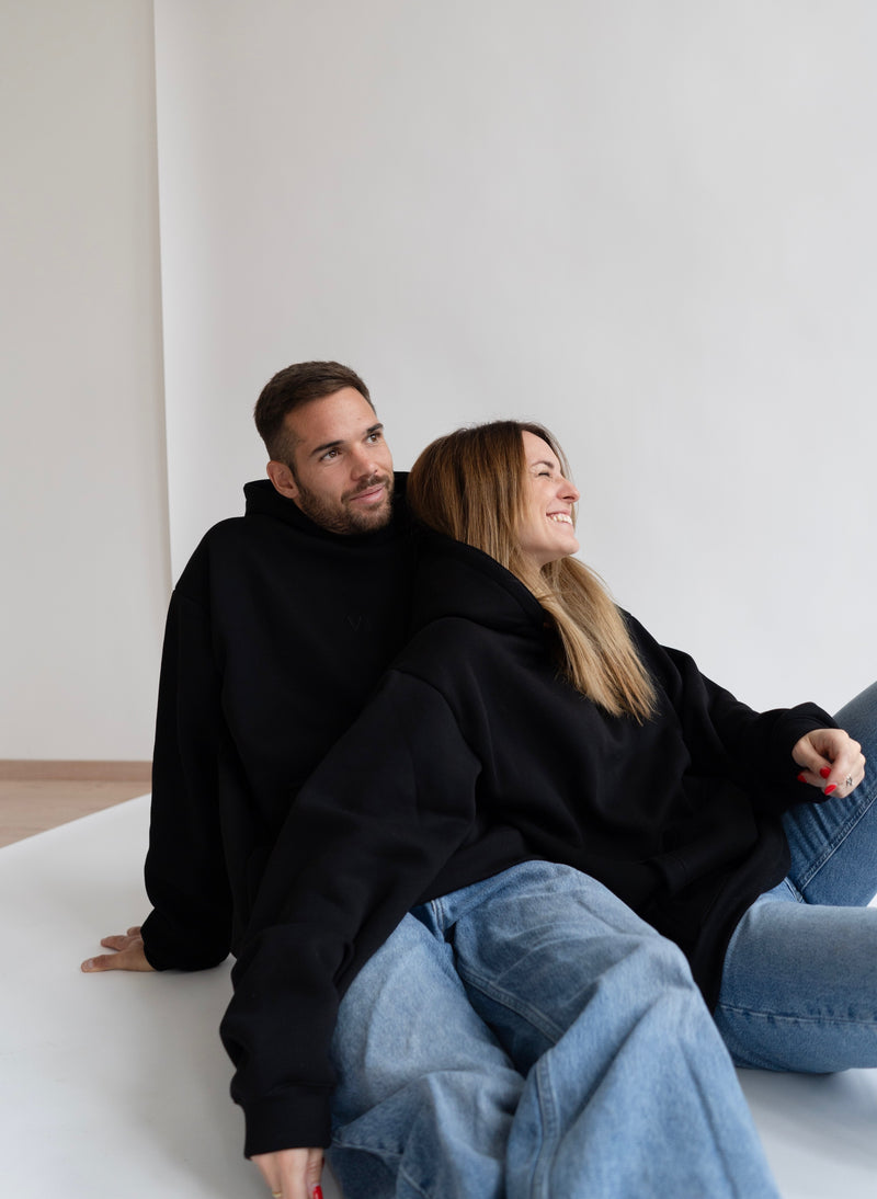 VB UNISEX HOODIE BLACK