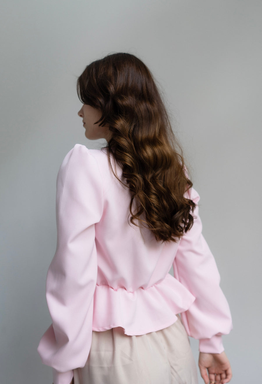 #22 THE BUTTON-DOWN BLOUSE BLUSH