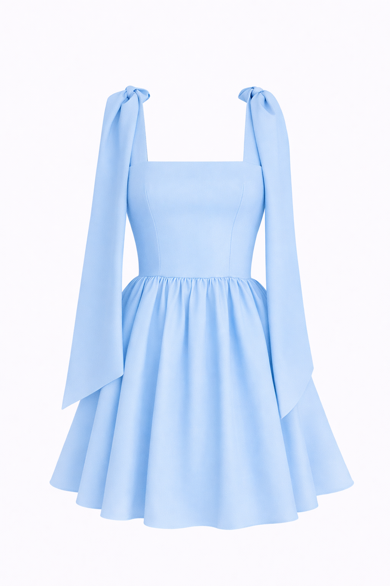 SYLVIA DRESS LIGHT BLUE