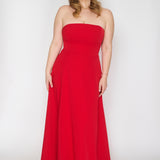 THE REKA MAXI DRESS RED