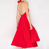 KLAUDIA DRESS RED