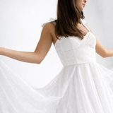 THE TULLE DRESS SPARKLING WHITE