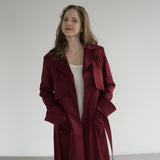 THE TRENCH COAT RED WINE