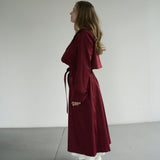 THE TRENCH COAT RED WINE