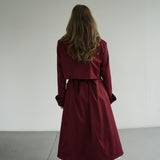 THE TRENCH COAT RED WINE