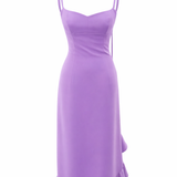 JÁZMIN DRESS WITH RUFFLES LAVENDER / PRE-ORDER