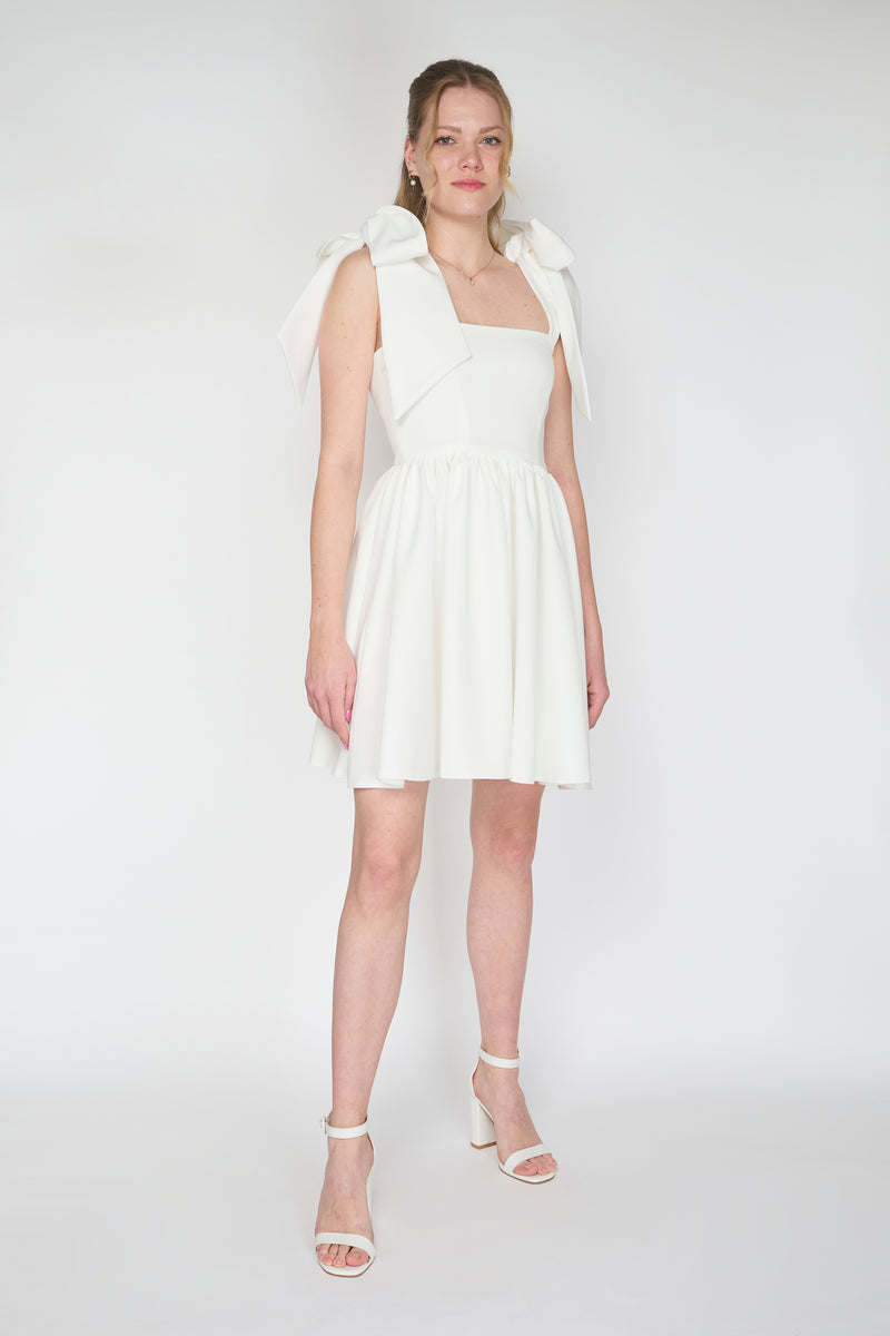 SYLVIA DRESS WHITE