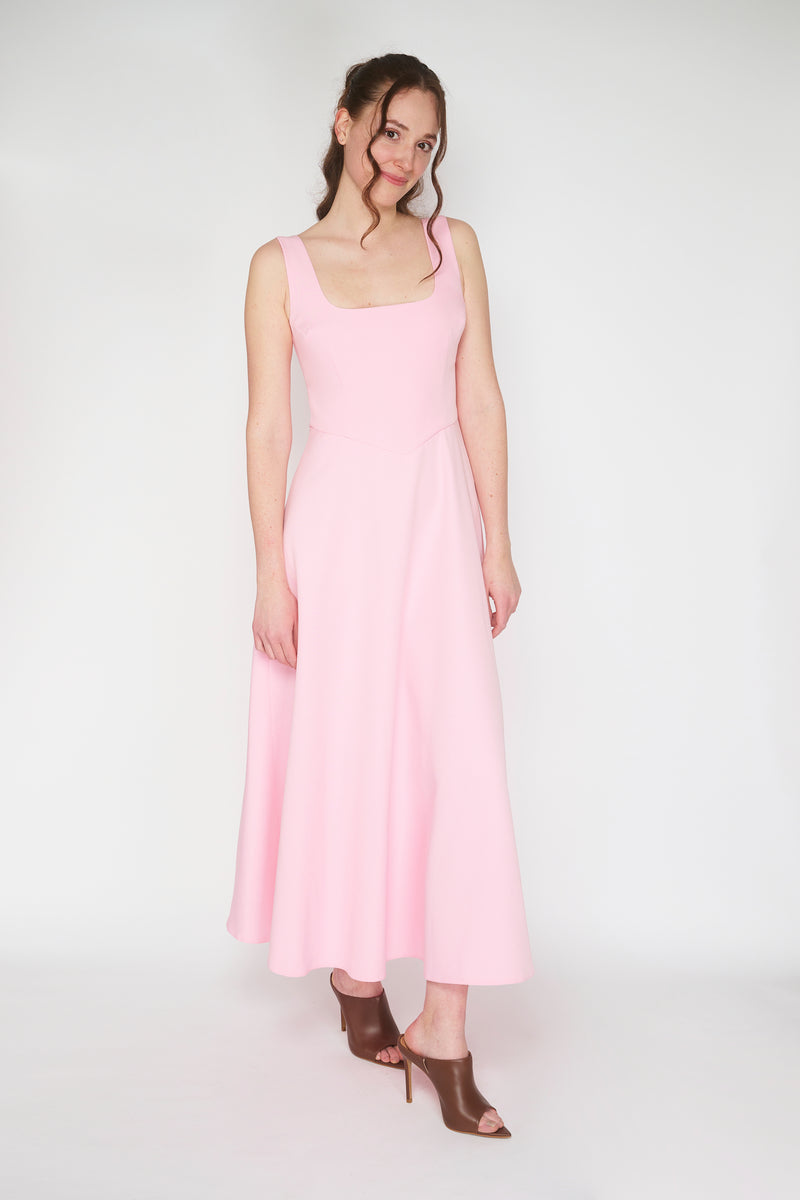 FANNI DRESS BLUSH PINK