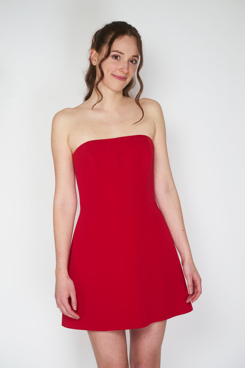 THE NIKOL MINI DRESS RED