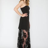 THE LACE SKIRT BLACK