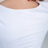 #11 THE U-NECK TEE WHITE