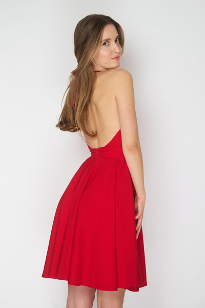 LIZA MINI DRESS RED