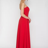 THE REKA MAXI DRESS RED