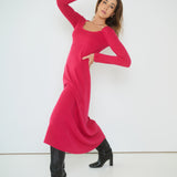 BLANKA DRESS / MAGENTA