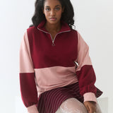 THE PATCHWORK PULLOVER / PINK - PRE-ORDER