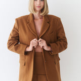 Jade Tailored Blazer / Warm Camel