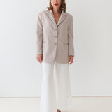 Jade Tailored Blazer / Warm Beige