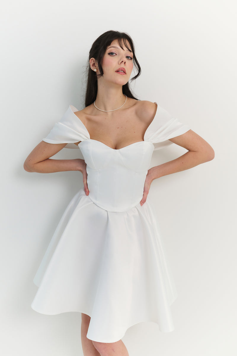 The Dutchess Mini Skirt / BRIDAL