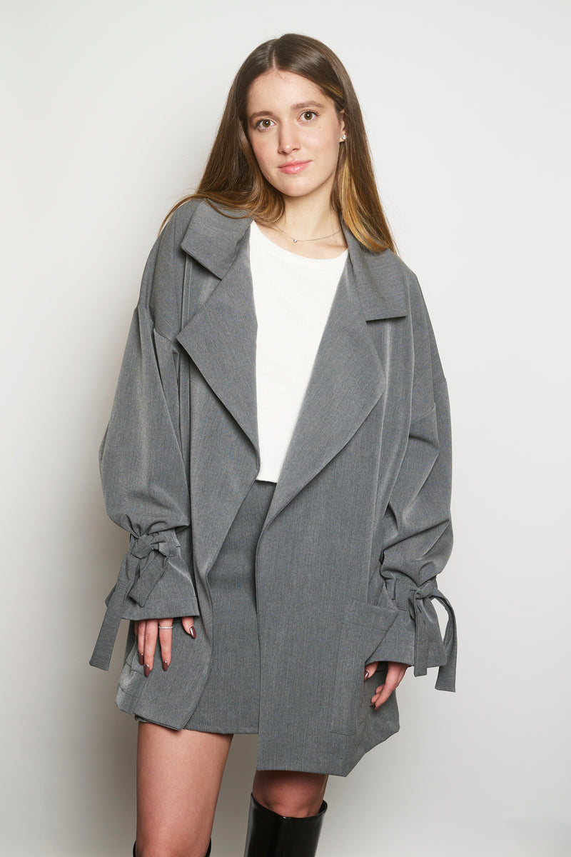 THE MARIA OVERSIZED BLAZER GREY