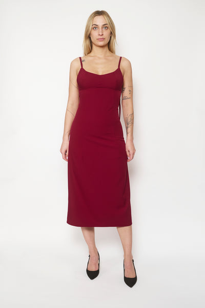 JÁZMIN DRESS RED WINE