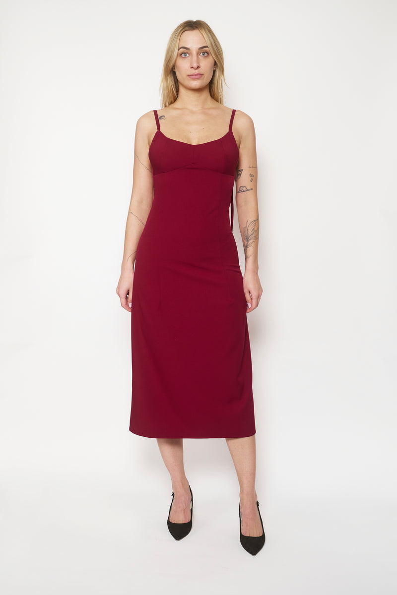 JÁZMIN DRESS RED WINE
