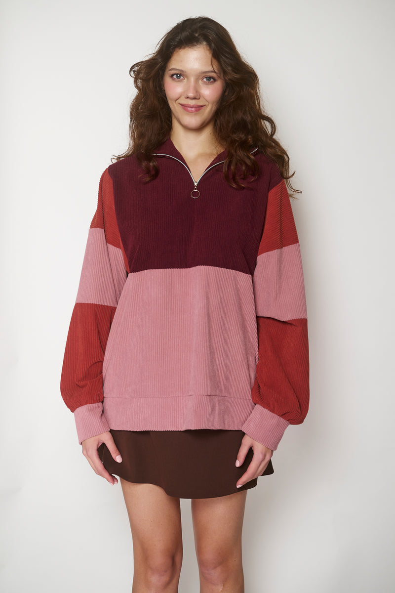 THE PATCHWORK PULLOVER AUTUMN COLOURS