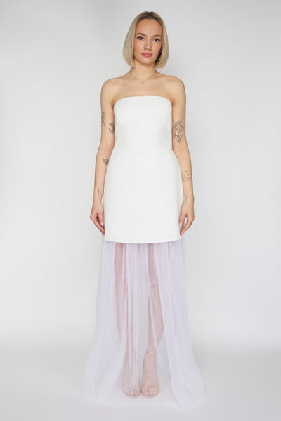 THE TULLE SKIRT WHITE