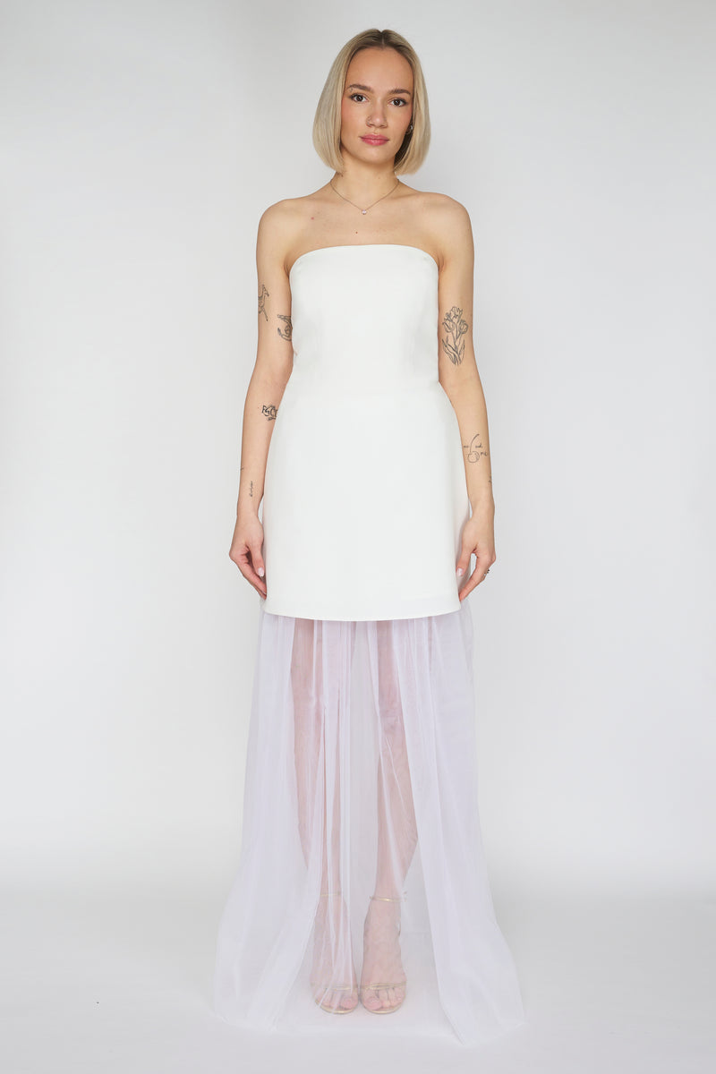 THE TULLE SKIRT WHITE