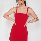 THE NIKOL MINI DRESS RED