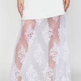 THE LACE SKIRT WHITE / PRE ORDER