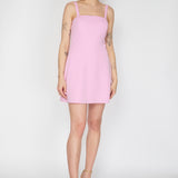 THE NIKOL MINI DRESS BLUSH PINK