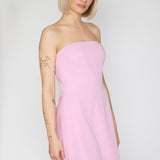 THE NIKOL MINI DRESS BLUSH PINK