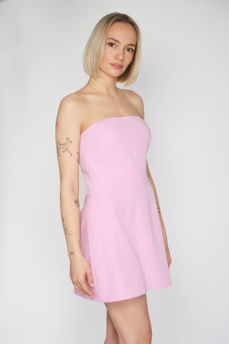 THE NIKOL MINI DRESS BLUSH PINK