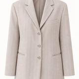 Jade Tailored Blazer / Warm Beige