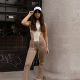 #29 THE FLARED PANTS BEIGE