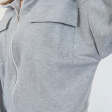 #30 THE COTTON BOMBER GREY