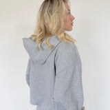 #9 THE CROPPED HOODIE GREY