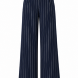 Tailored Pants / Navy Blue Pinstripe