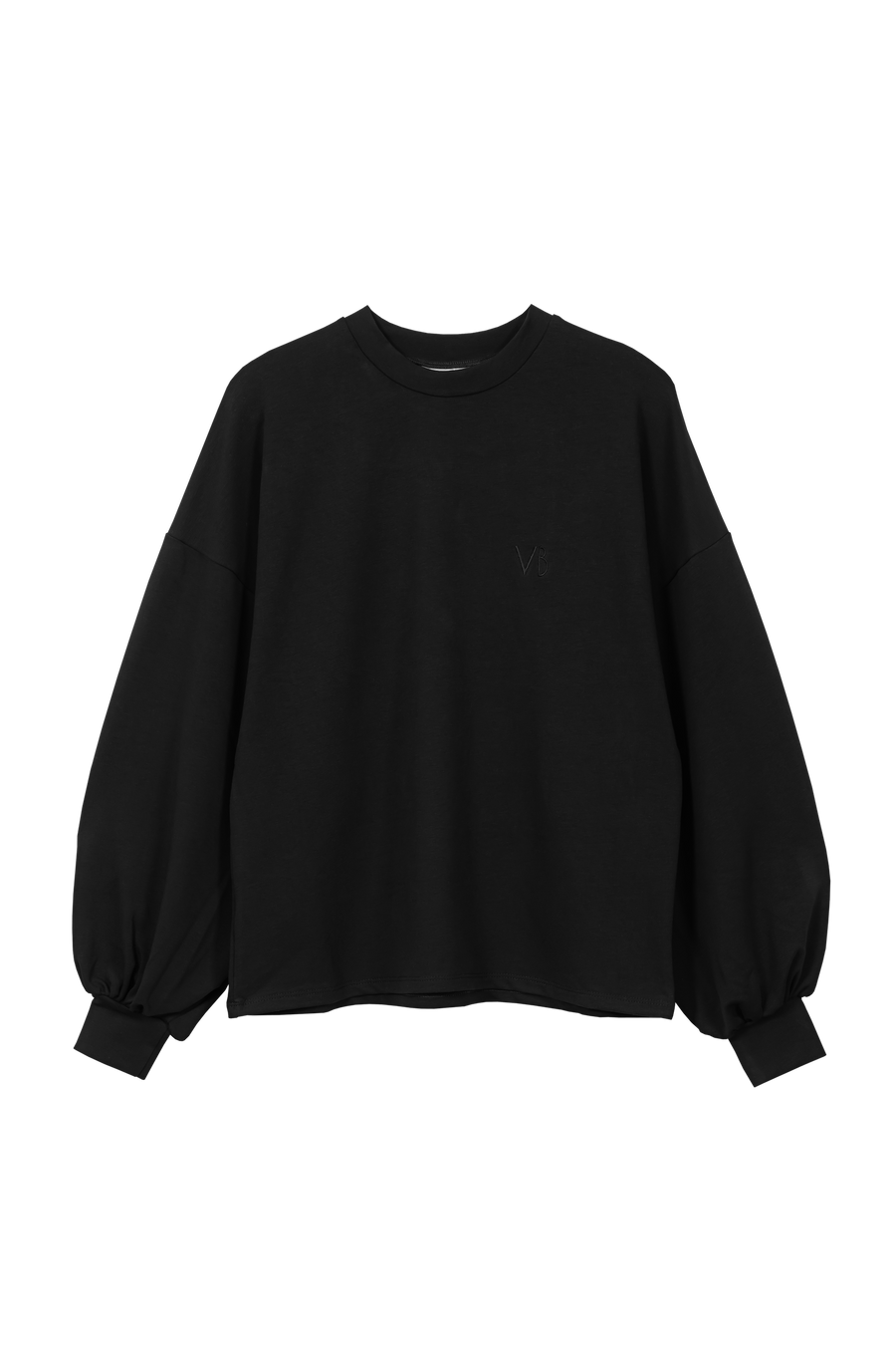 #5 THE PUFF SLEEVE SWEATER BLACK