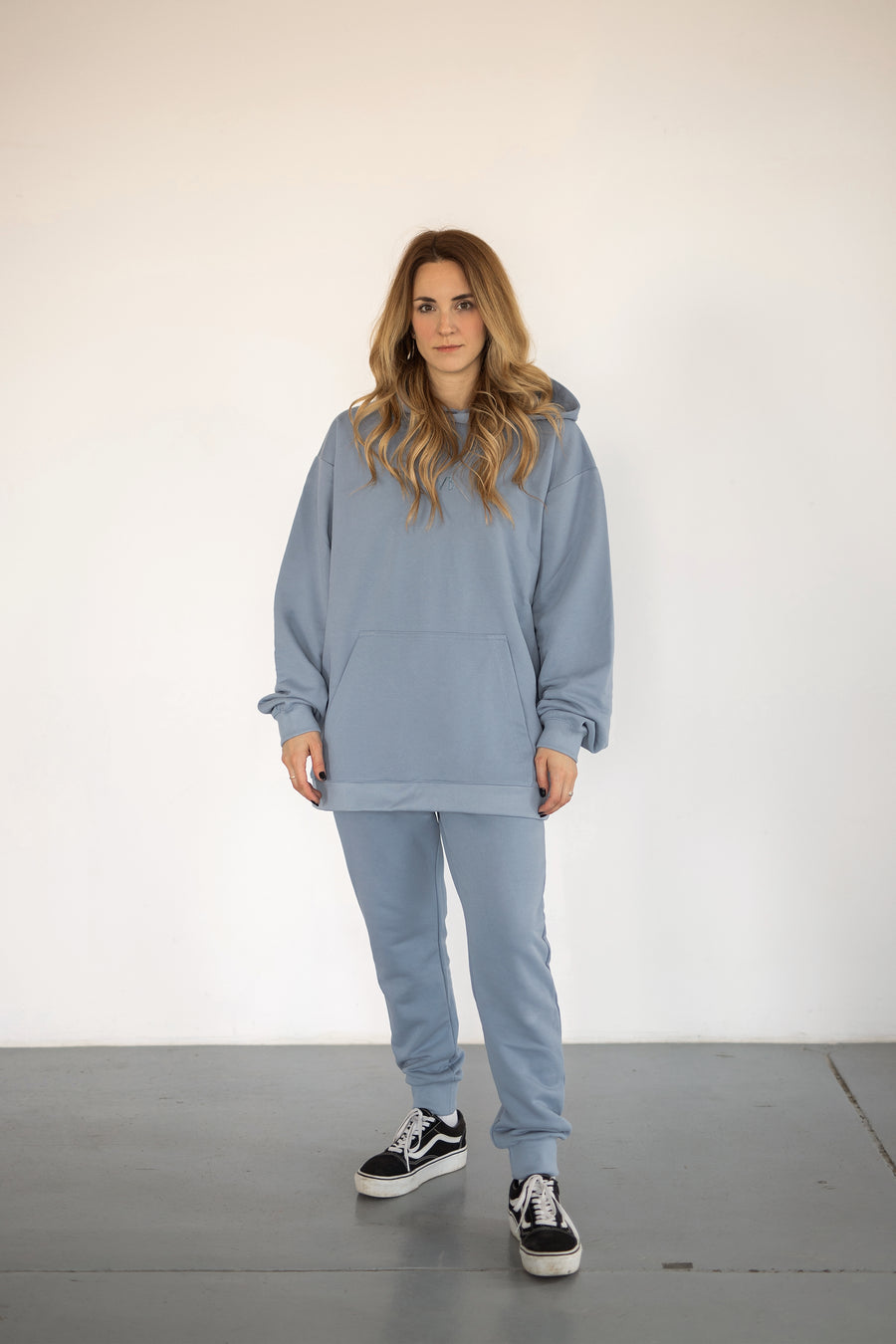 VB UNISEX HOODIE SKY BLUE