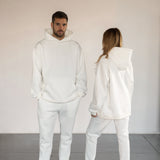 VB UNISEX HOODIE CLOUD WHITE