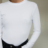 #3 THE LONG SLEEVE T-SHIRT WHITE