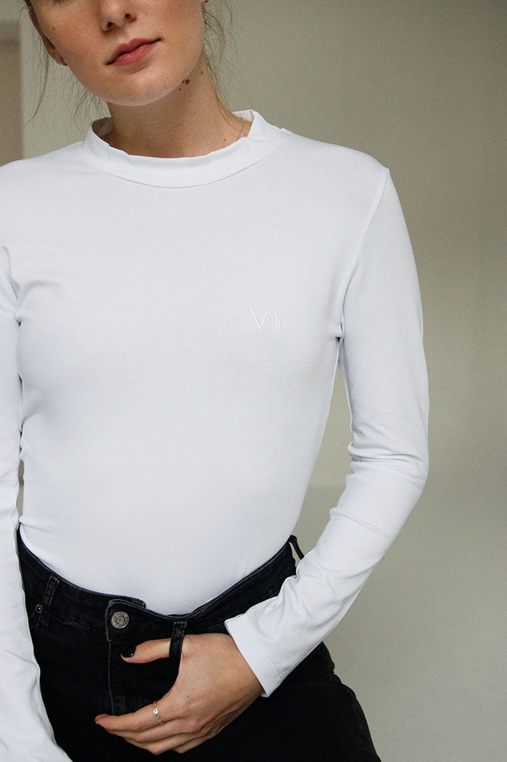 #3 THE LONG SLEEVE T-SHIRT WHITE