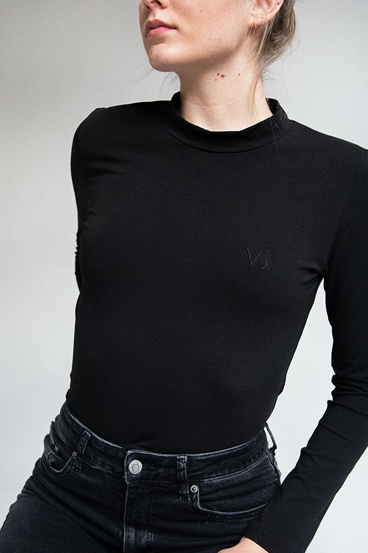 #3 THE LONG SLEEVE T-SHIRT BLACK
