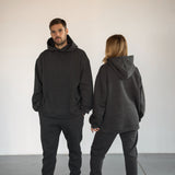 VB UNISEX HOODIE DARK GREY