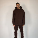 VB UNISEX HOODIE COFFEE BROWN