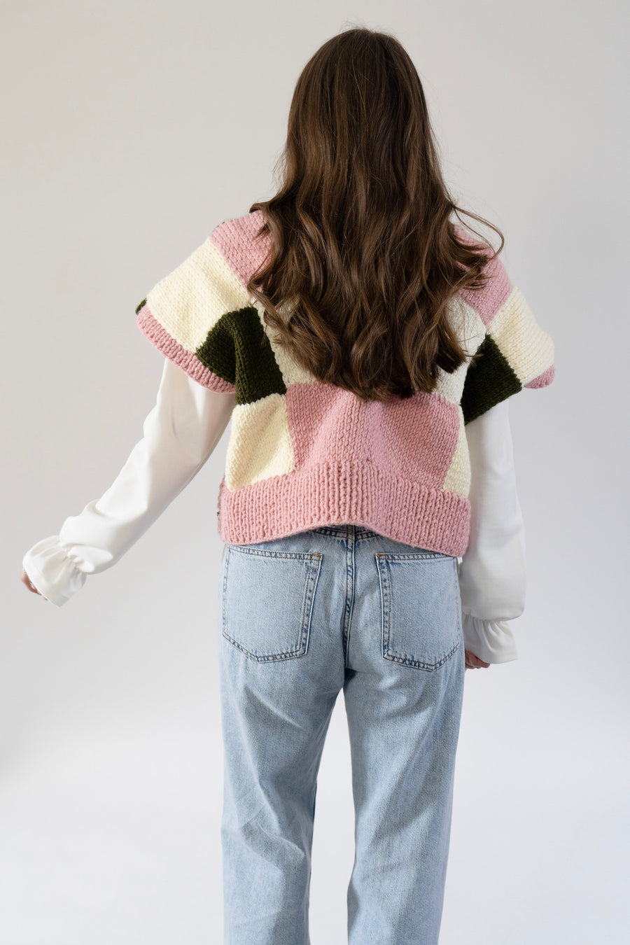 THE JENNA HAND-KNITTED VEST